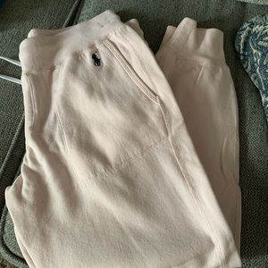 Baby pink Polo joggers